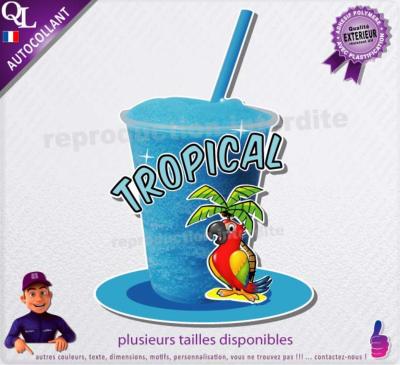 sticker granita granit� parfum TROPICAL granita foraine snack sucr�