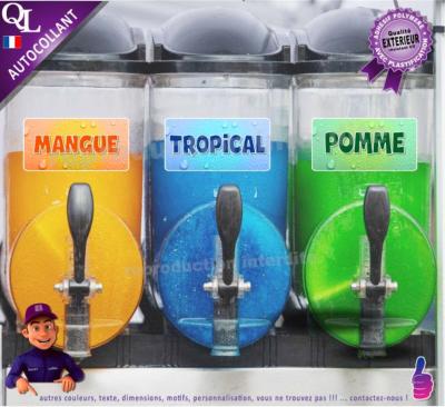 tiquettes autocollantes parfiums granita