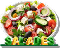 SALADES COMPOSEES STICKER restaurant saladerie