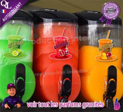 Sticker parfums GRANITA GRANITE illustr�s comiques machine foraines