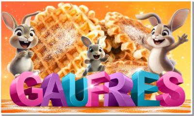 gaufres liegeoises affiche plv foraine