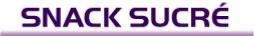autocollant forains snask sucré