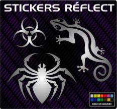 stickers autocollants r�fl�chissant fantaisie adh�sif