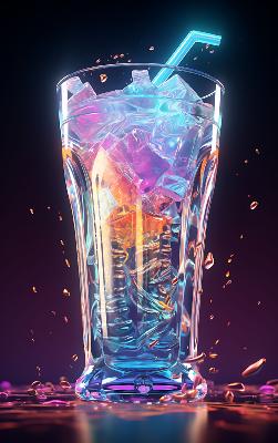 PLV PUB AFFICHE donuts fraise design art