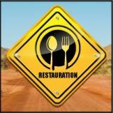 sticker food truck restauration PANNEAU AUSTRALIEN loostick adh�sif